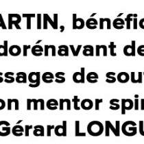 Ph. Martin bénéficierait de message de soutien de Gérard Longuet ?
