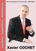 Xavier COCHET-2014---Tract-N°1---Candidature